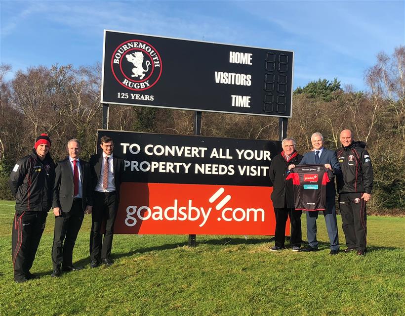 Goadsby with Bournemouth and Rippa Rugby, Scrum Together