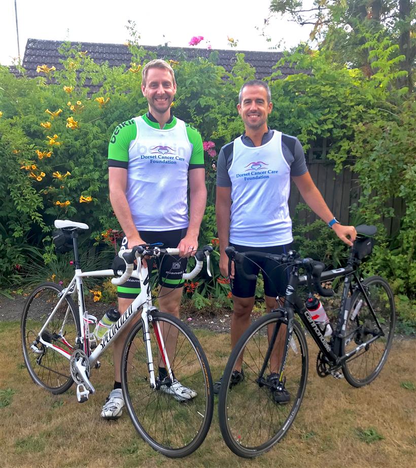 Goadsby Duo Cycle to Paris in 24 Hours For Dorset Cancer Patients
