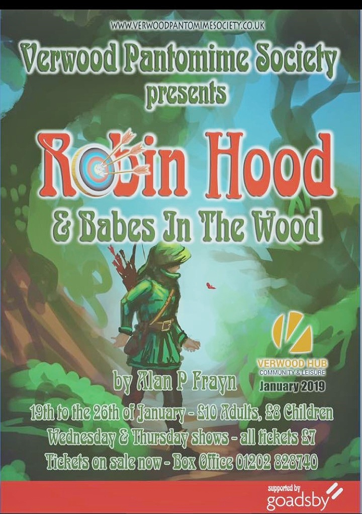 Verwood Pantomime Society with their latest Production Robin Hood and Babes in the Wood