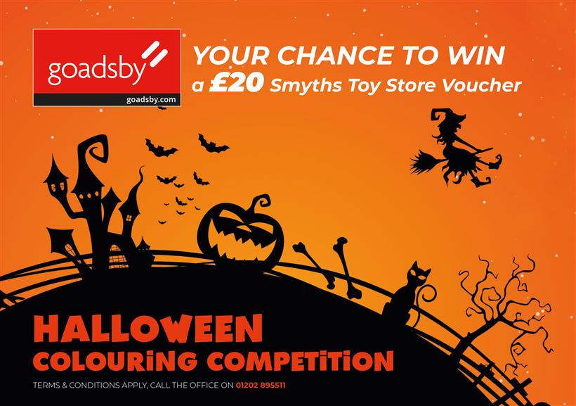 Goadsby’s Halloween Colouring Competition
