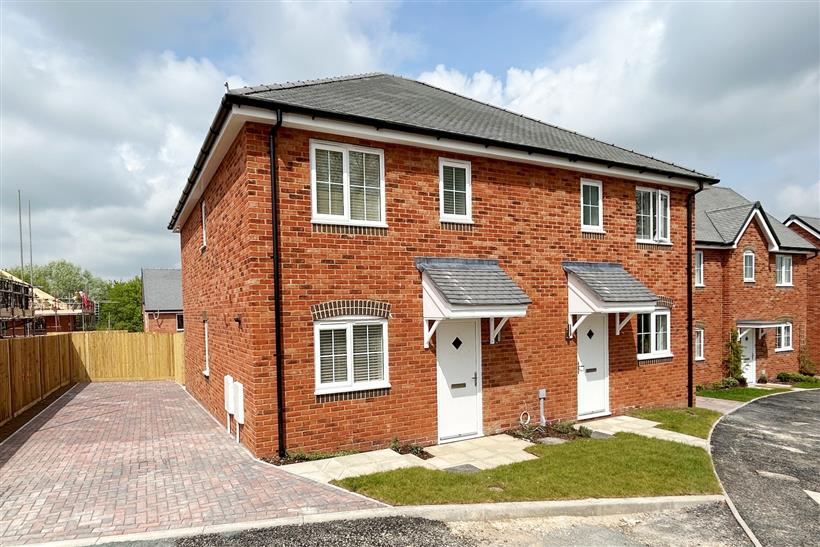 Three Bedroom Semi Detached New Build Home In Blandford St Mary, With Garden And Off Road Parking