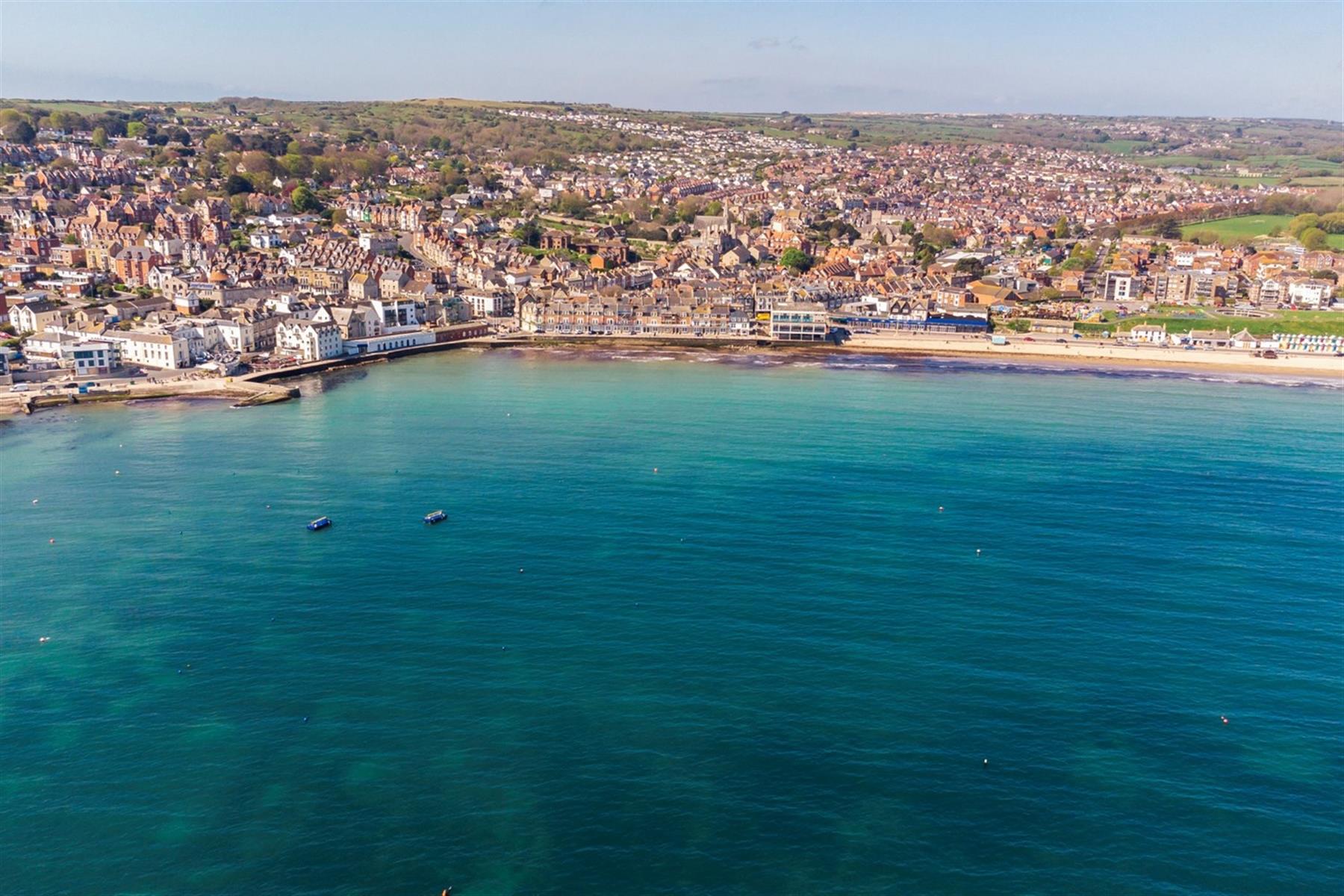 Swanage aerial photography 