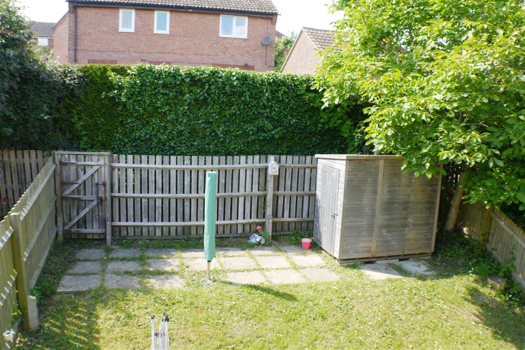 Rear Garden Area with Shed