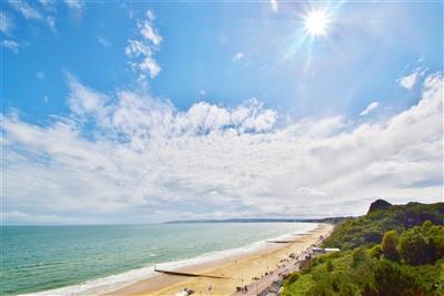 Local Bournemouth beach